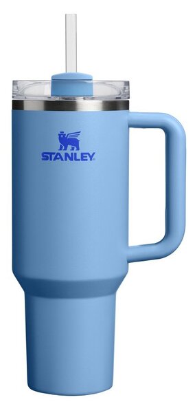 Modrá termoska s brčkem z nerezové oceli 1,18 l Quencher H2.O FlowState™ Tumbler Blue Sky – Stanley