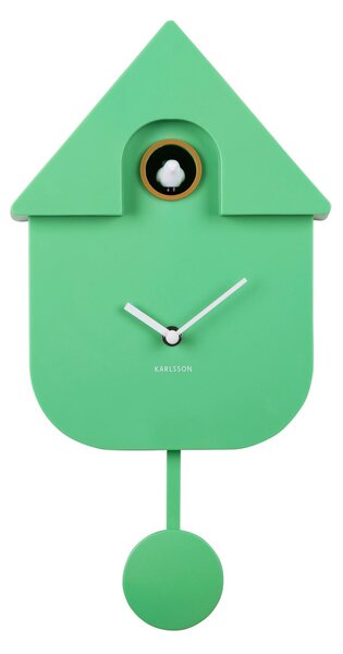 NÁSTĚNNÉ HODINY světle zelená 21,5/41/8,5 cm Karlsson - Nástěnné hodiny, Online Only