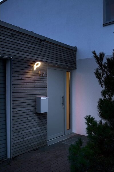 Ledvance - LED Venkovní nástěnné svítidlo se senzorem LOOP 1xLED/12W/230V IP44