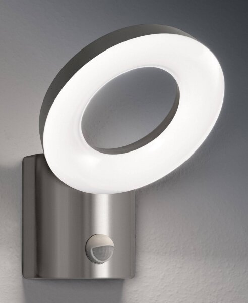 Ledvance - LED Venkovní nástěnné svítidlo se senzorem LOOP 1xLED/12W/230V IP44