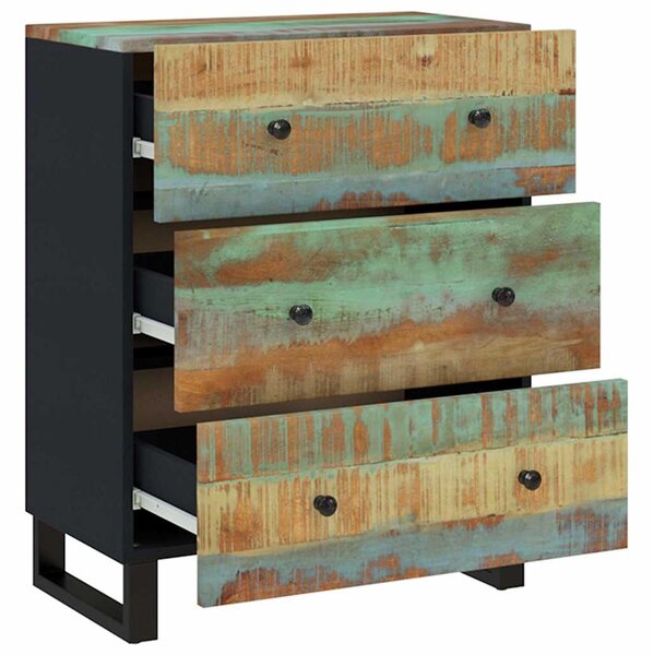 Příborníky 2 ks 60 x 33 x 75 cm masivní recyklované dřevo 3143637
