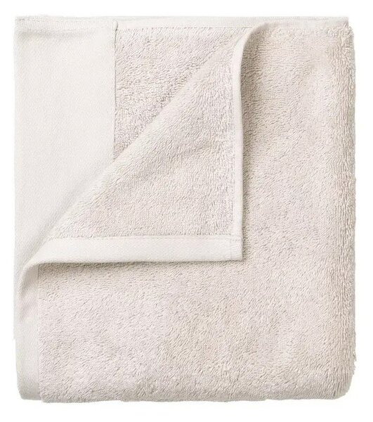 Krémové froté ručníky v sadě 2 ks z bio bavlny 30x50 cm Riva – Blomus