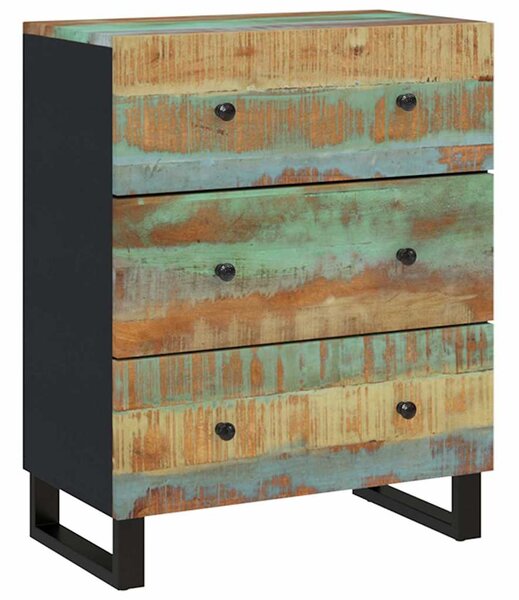 Příborníky 2 ks 60 x 33 x 75 cm masivní recyklované dřevo 3143637