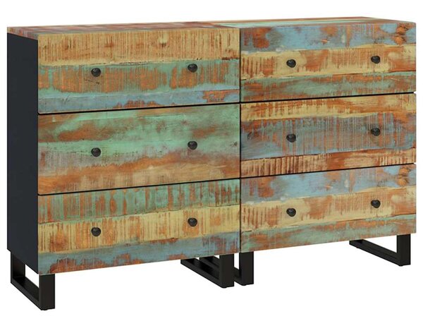 Příborníky 2 ks 60 x 33 x 75 cm masivní recyklované dřevo 3143637