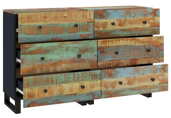 Příborníky 2 ks 60 x 33 x 75 cm masivní recyklované dřevo 3143637