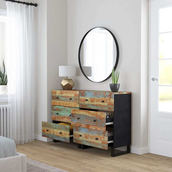 Příborníky 2 ks 60 x 33 x 75 cm masivní recyklované dřevo 3143637