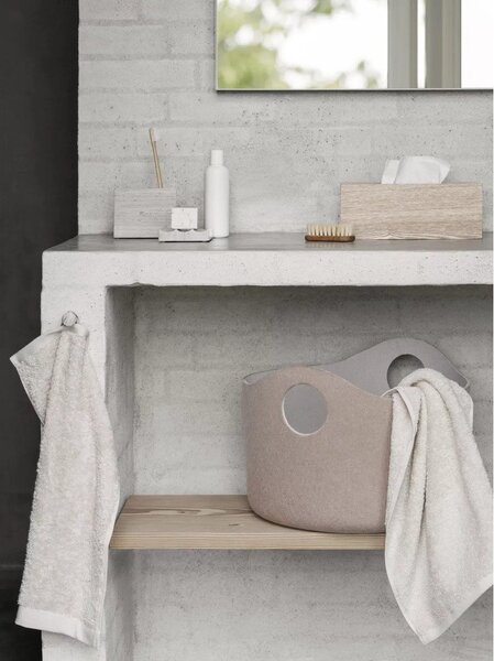 Krémové froté ručníky v sadě 2 ks z bio bavlny 30x50 cm Riva – Blomus