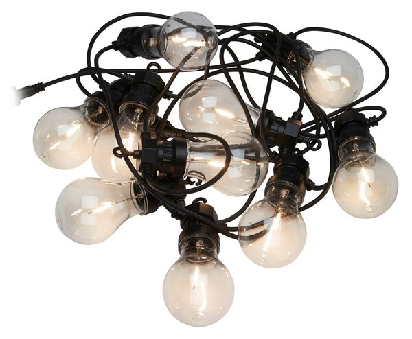 PR Home Glow LED venkovní světelný řetěz, černá