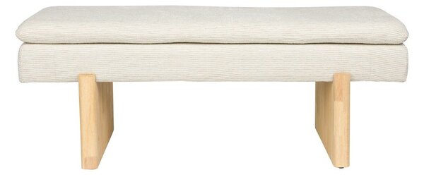 Krémová polstrovaná lavice Jappo – White Label