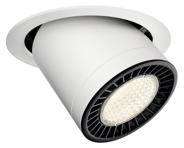SUPROS MOVE LED vnitřní stropní vestavné svítidlo, bílá, kulaté, 4000K, 60°, CRI90, 2700lm - BIG WHI