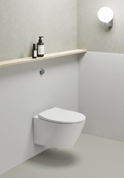GSI GSI, MODO závěsná WC mísa, Swirlflush, 37x52 cm, bílá ExtraGlaze, 981611