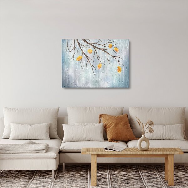 Skleněný obraz - Deštivý podzim (70x50 cm)