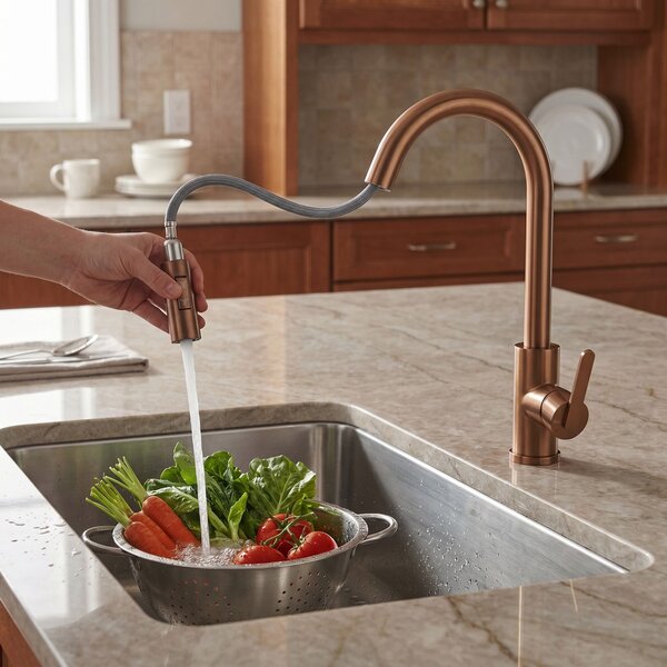 Kuchyňská baterie REA Ontario Brush Copper