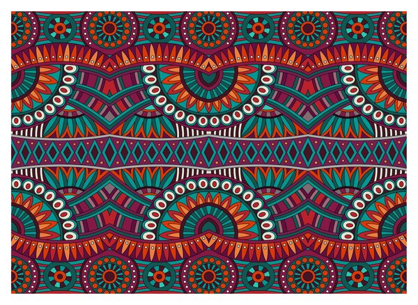 Skleněný obraz ornamentální abstrakce (70x50 cm)