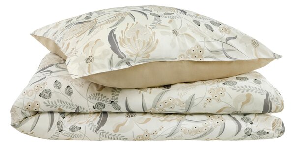 OBOUSTRANNÉ POVLEČENÍ, renforcé, šedá, světle šedá, béžová, 140/200 cm Schöner Wohnen - Povlečení