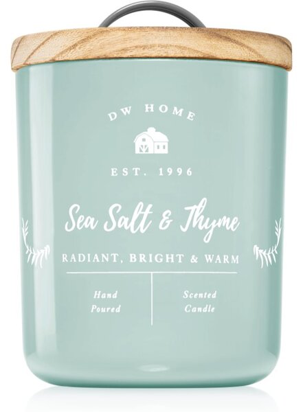 DW Home Farmhouse Sea Salt & Thyme vonná svíčka 240 g