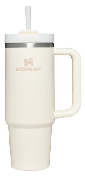 Krémová termoska s brčkem z nerezové oceli 890 ml Quencher H2.O FlowState™ Tumbler Cream 2.0 – Stanley
