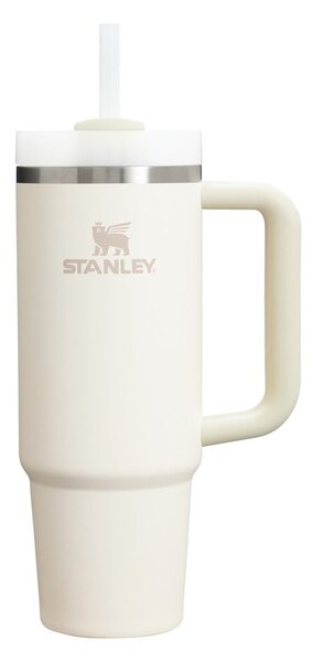 Krémová termoska s brčkem z nerezové oceli 890 ml Quencher H2.O FlowState™ Tumbler Cream 2.0 – Stanley