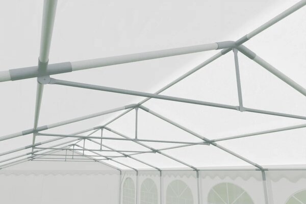 Zahradní párty stan 5x12m MAX 2m - ohnivzdorný barva Bílá