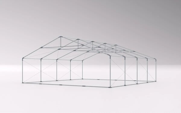 Zahradní párty stan 8x8m MAX 2m - ohnivzdorný barva Bílá