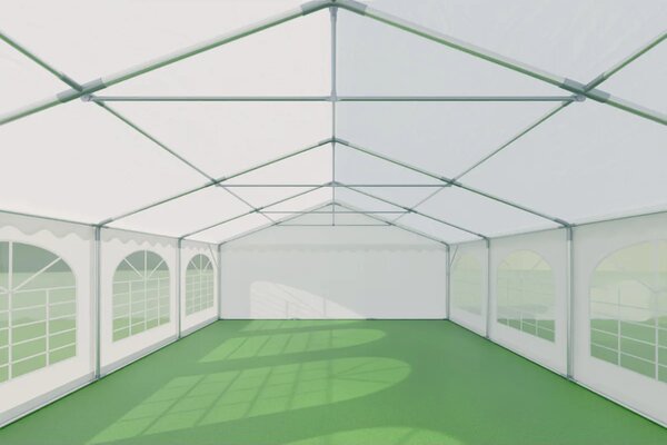 Párty stan 6x8m MAX 2m - ohnivzdorný barva Bílá