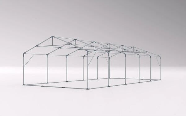 Zahradní párty stan 5x10m MAX 2m - ohnivzdorný barva Bílá