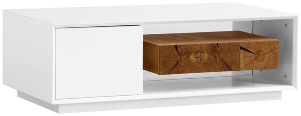 KONFERENČNÍ STOLEK, bílá, barvy dubu, dřevo, kompozitní dřevo, 120/60/40 cm MID.YOU - Konferenční stolky, Online Only