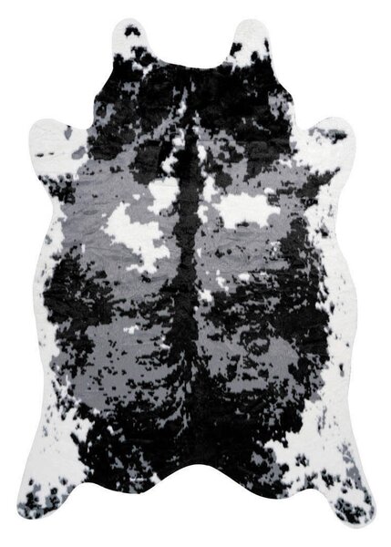 UMĚLÁ KOŽEŠINA, 160/230 cm, černá, bílá - Online Only koberce & rohožky, Online Only