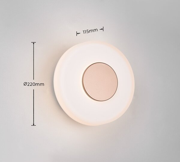Béžové LED stmívatelné nástěnné svítidlo ø 22 cm Celeste – Trio