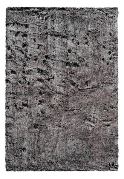 KOBEREC S VYSOKÝM VLASEM, 80/150 cm antracitová - Online Only koberce & rohožky, Online Only
