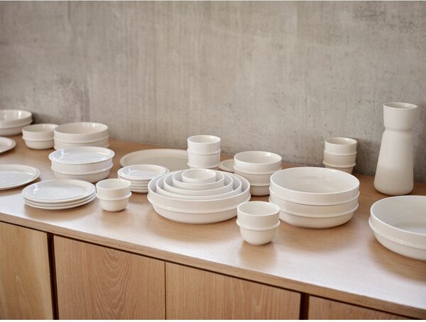 Krémový porcelánový talíř ø 24 cm Eau – Zone