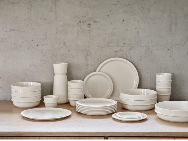 Krémový porcelánový talíř ø 24 cm Eau – Zone