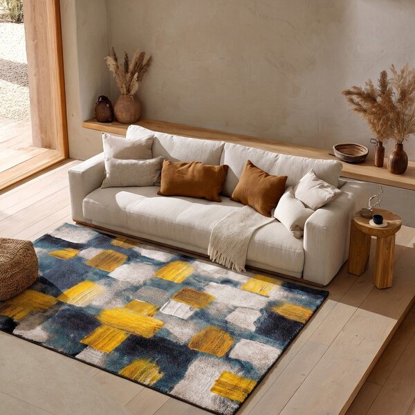 Modro-žlutý koberec Universal Lienzo, 120 x 170 cm