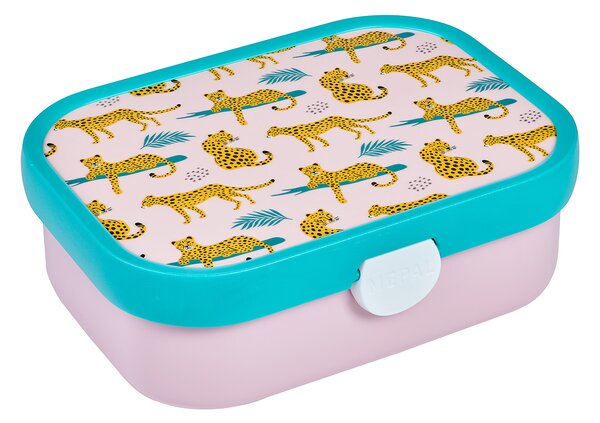 Dětská láhev na vodu s pítkem Campus, 400ml, Mepal, leopard