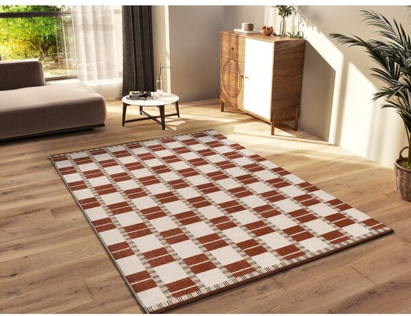Béžový/v terakotové barvě koberec 80x150 cm Astra – Universal