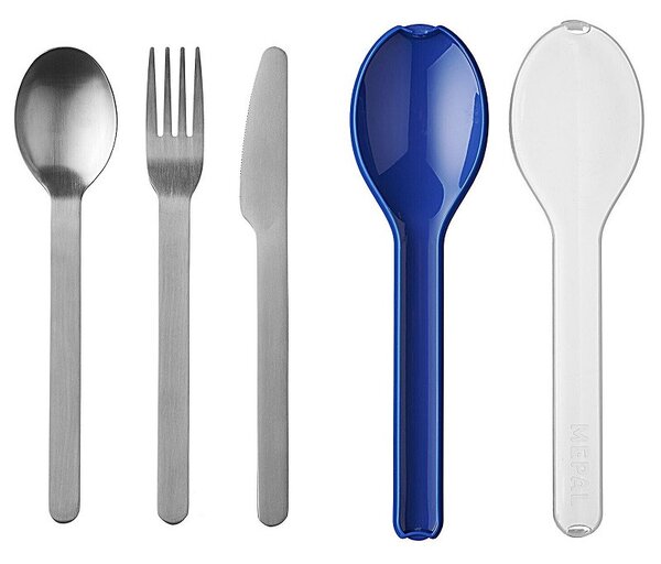 Nerezový cestovní set příborů Ellipse, Mepal, námořní modrá