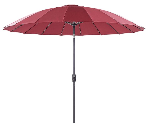 Slunečník 255 cm BAIA Tmavě červená