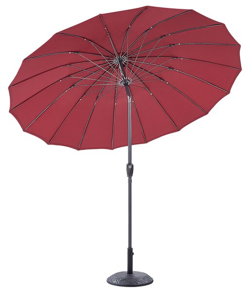 Slunečník 255 cm BAIA Tmavě červená