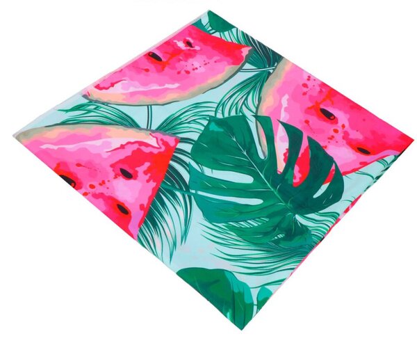 Rychleschnoucí ručník 100x180 cm ACTIGET ACT0196 zeleno-růžový