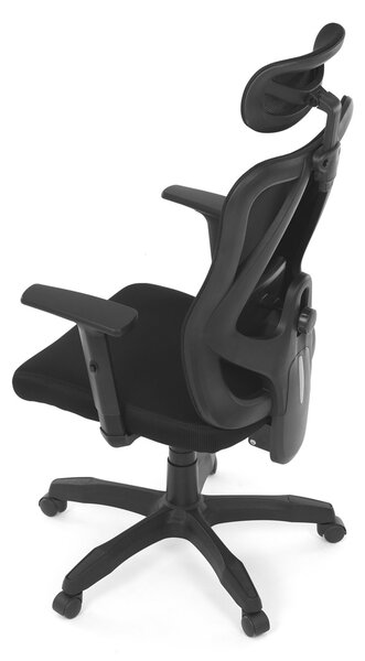 Vikio Židle kancelářská potah černá síťovina mesh AKZ195C
