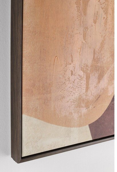 Tištěný/s ručně malovanými prvky obraz s rámem/na plátně 83x123 cm Gallery – Bizzotto