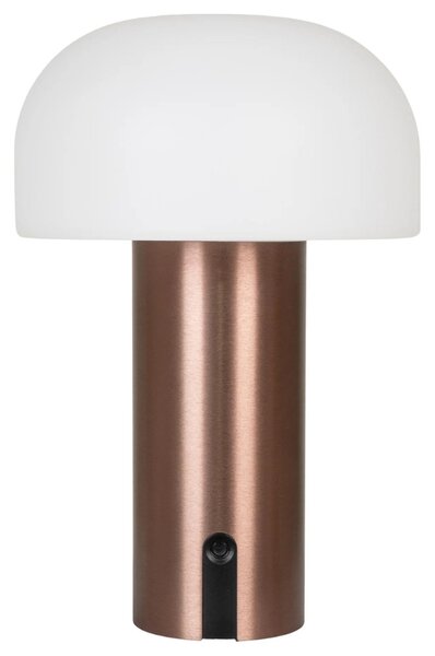 Nordic Living Měděná dobíjecí zahradní LED lampa Sohy