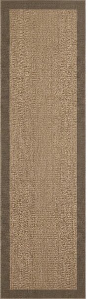 Hnědý vnitřní a venkovní běhoun 80x250 cm Timber 1402 – Ayyildiz Carpets
