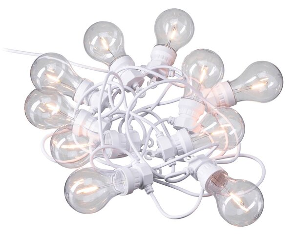 PR Home Glow LED venkovní světelný řetěz, bílá