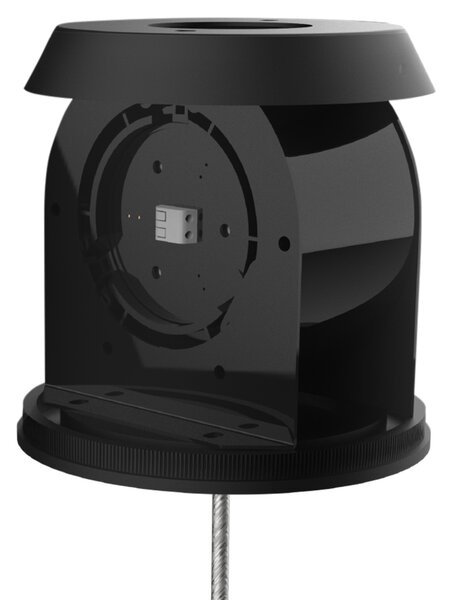 Černé kovové závěsné LED světlo Nova Luce Linear 125 cm