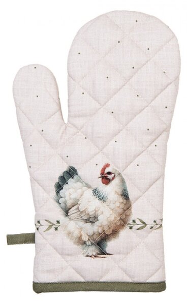 Chňapka s kohoutkem a slepičkou Farm Love – 18x30 cm