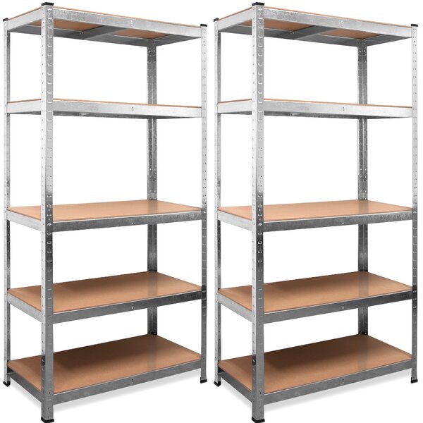 2x regál 180 x 90 x 40 cm, nosnost až 875 kg 106177
