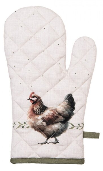 Chňapka s kohoutkem a slepičkou Farm Love – 18x30 cm