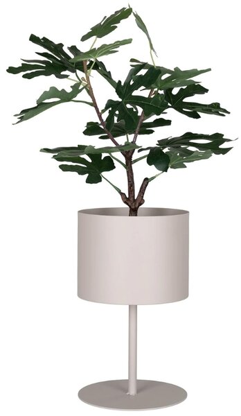 Nordic Living Béžový kovový květináč Rabano Ø 21,5 cm