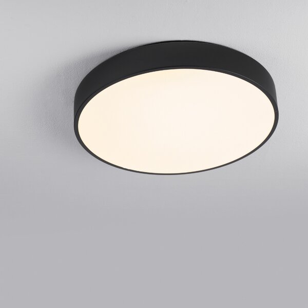 Černé kovové stropní LED světlo Nova Luce Hadon 50 cm